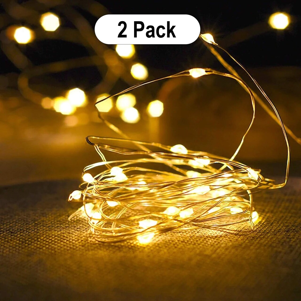 100 LED Copper Wire Fairy Lights – 32 Ft Solar Outdoor Lighting for Festive Décor
